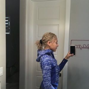 Zella blue zip up